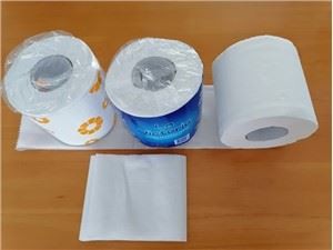 Papel higiénico de bambú sin blanquear